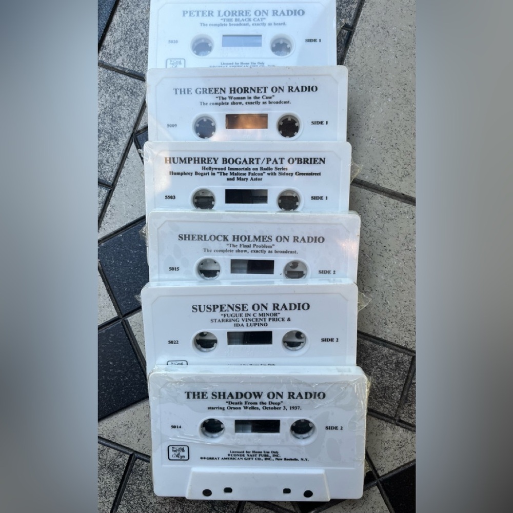 5 Brand New Cassette Tapes